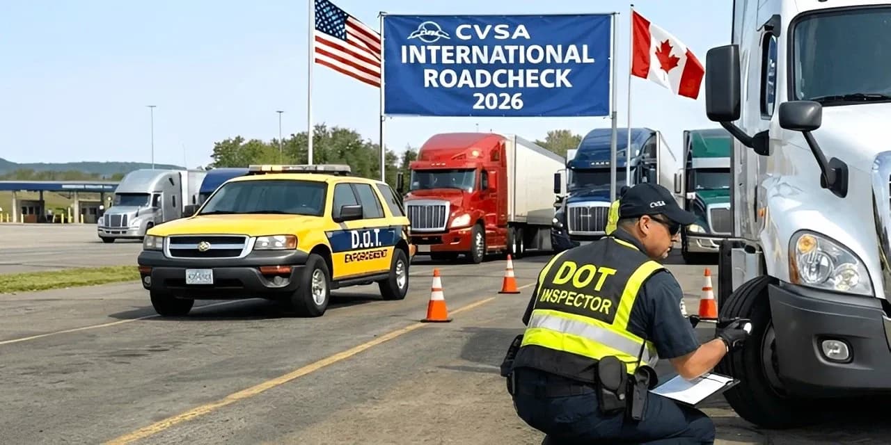 What to Expect & How to Prepare for CVSA Roadcheck 2026