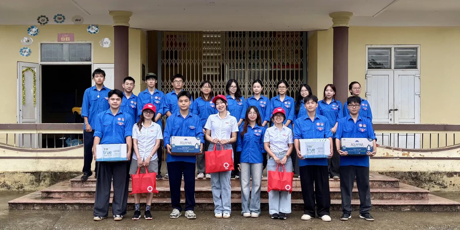 TBP Auto and FTU Youth Union volunteers in Long Coc Commune, Phu Tho Province, Vietnam