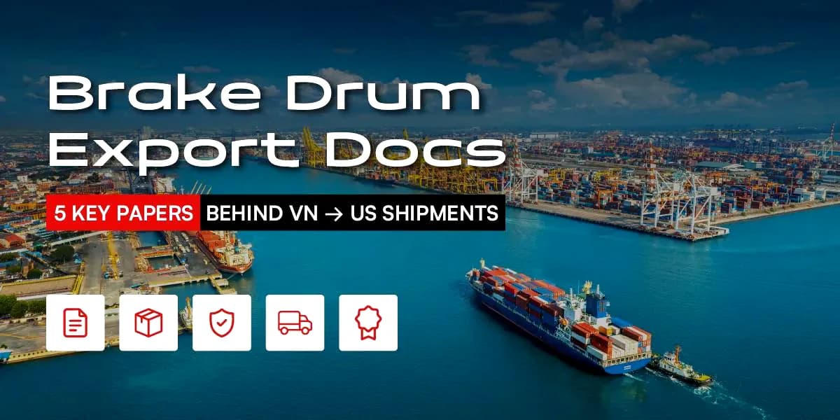 5 Key Docs for Vietnam-US Brake Drum Shipments: Exporter's Side