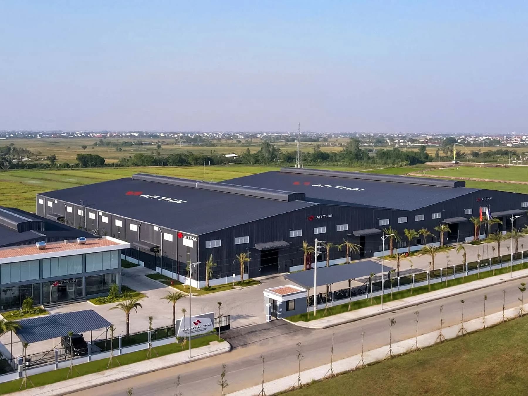 Aerial view of the TBP Auto foundry, Hung Yen Province, Vietnam