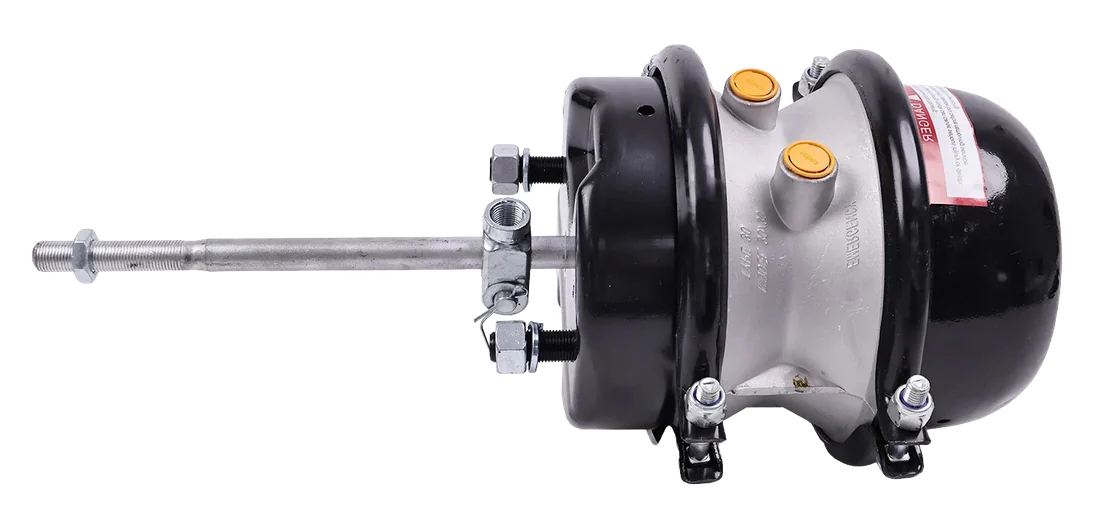 Air brake chamber and pushrod